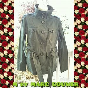 M by MARC BOUWER GREEN UTILITY JACKET